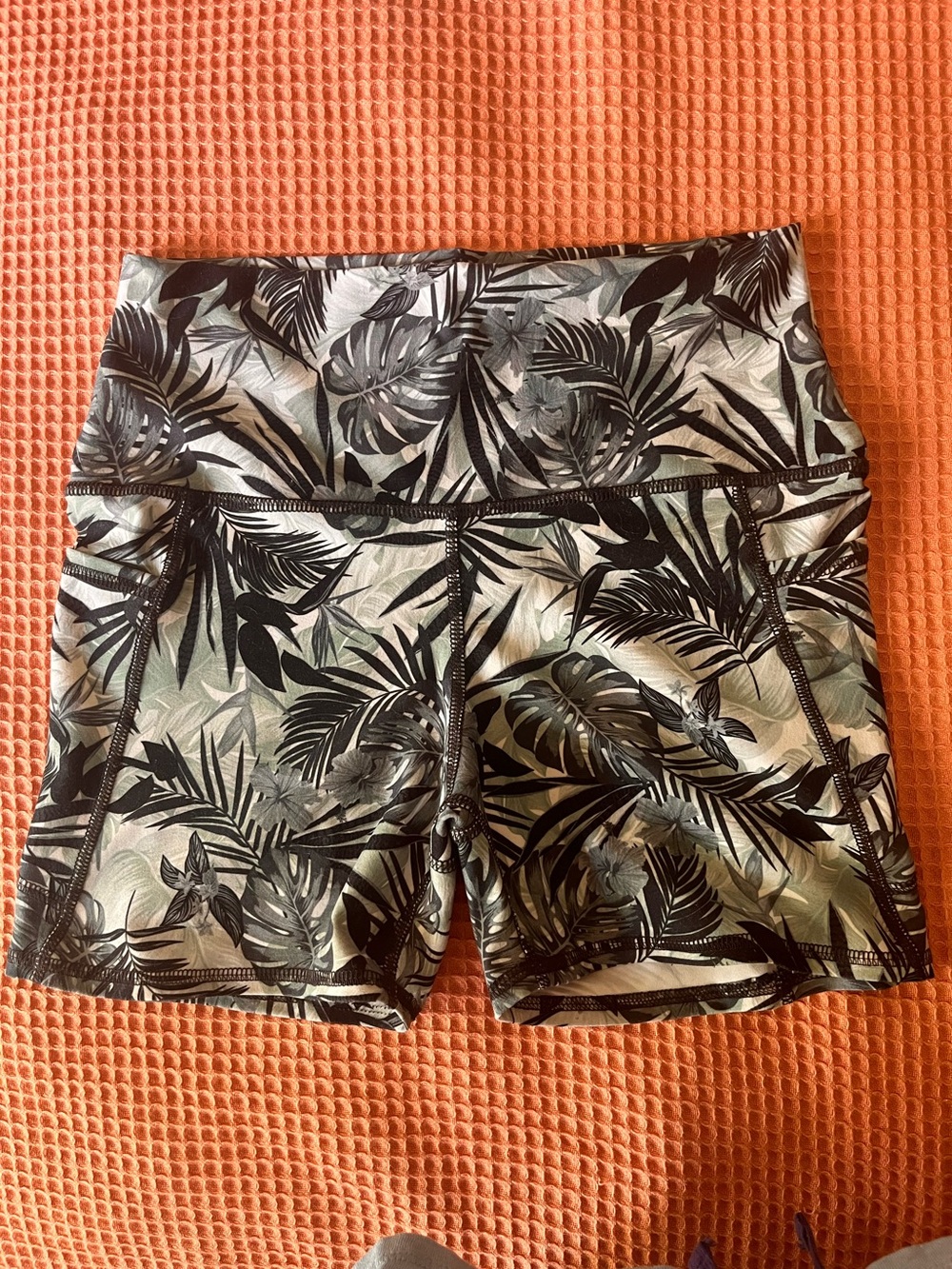 Evolution and Creation yoga shorts